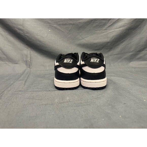 Nike Toddlers Dunk Low (TD) Sneakers Lace Up White Black Size 7 NEW IN BOX! - Picture 7 of 10